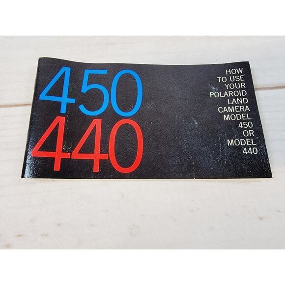 Polaroid Automatic Land Camera 440 W/Focused Flash Attachment & Manual Vintage - Picture 12 of 16